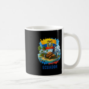 Mug Drapeau équatorien Équateur Îles Galapagos Vacance