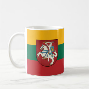 Mug Drapeau et armoiries de Lituanie