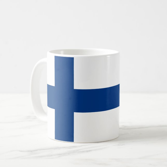 Mug Drapeau Finlande (Devant gauche)