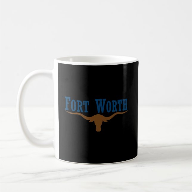 Mug Drapeau Fort Worth Ville (Gauche)