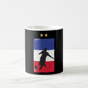 Mug Drapeau français du drapeau français du maillot de