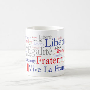 Mug Drapeau français - Liberté, Égalité, Fraternit