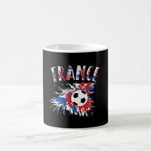 Mug Drapeau France de balle de football