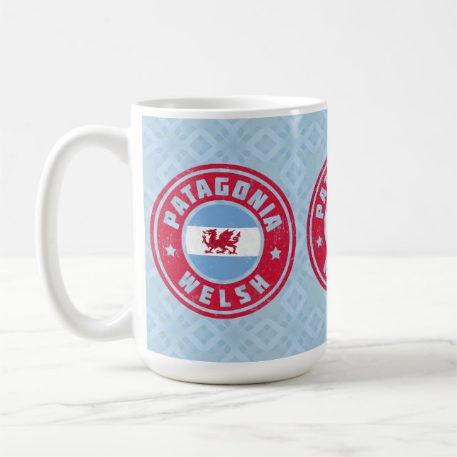 Mug Drapeau gallois de Patagonie (Gauche)