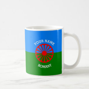 Mug Drapeau gitan bohémien officiel personnalisé de