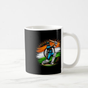 Mug Drapeau Indien Fan de Cricket Fierté de l'Inde Hom