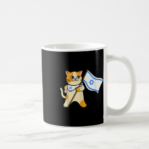 Mug Drapeau israélien chat sioniste pro-israël juif
