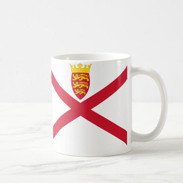 Mug Drapeau Jersey Musique en céramique (Droite)