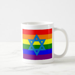 Mug Drapeau juif de gay pride