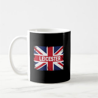 Mug Drapeau Leicester England City Avec Royaume-Uni