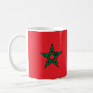 Mug Drapeau Marocain Étoile Verte Rouge