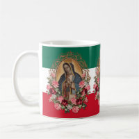 Drapeau mexicain de la dame espagnole de Guadalupe