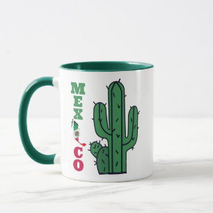 Mug Drapeau Mexicaine - Coupe de Café Vert Blanc R
