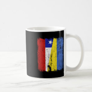 Mug Drapeau moitié Chili Ukraine Patrimoine chilien uk