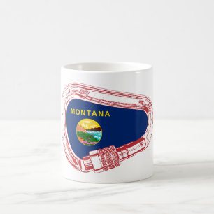 Mug Drapeau Montana Escalade carabiner