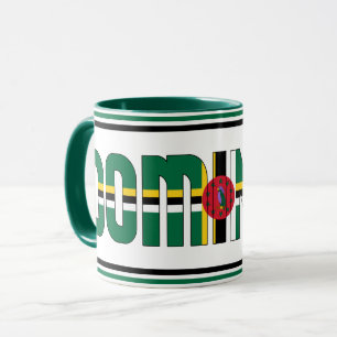 Mug Drapeau national de la Dominique Café patriotique