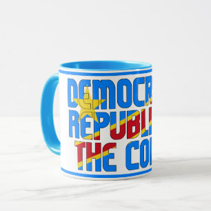 Mug Drapeau national de la République démocratique du 