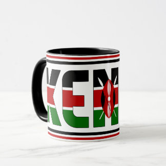 Mug Drapeau national du Kenya Café patriotique
