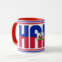 Drapeau national Haïti Café patriotique