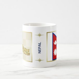 Mug Drapeau népalais + Musique des cartes