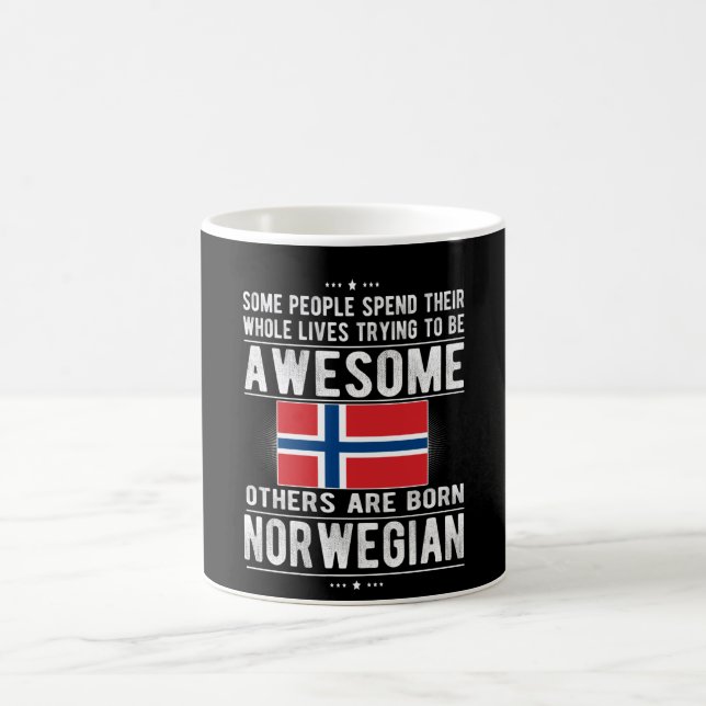 Mug Drapeau norvégien Patrimoine norvégien Racines nor (Centre)