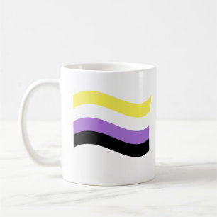Mug Drapeau ondoyant non binaire