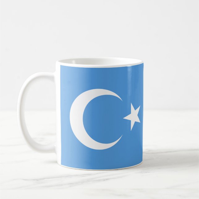 Mug Drapeau ouïghour/Turkestan oriental (Gauche)