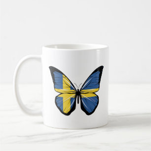 Mug Drapeau papillon suédois