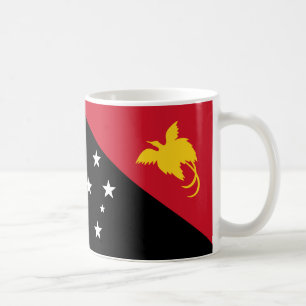 Mug Drapeau Papouasie-Nouvelle-Guinée Drapeau en céram