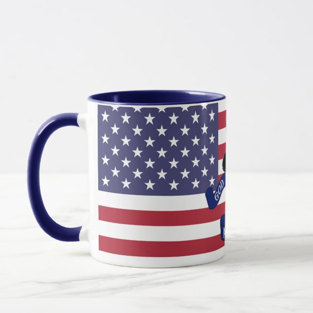 Mug Drapeau patriotique américain (Gauche)
