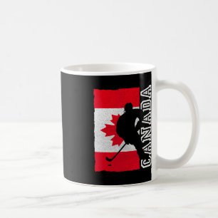 Mug Drapeau patriotique canadien de hockey