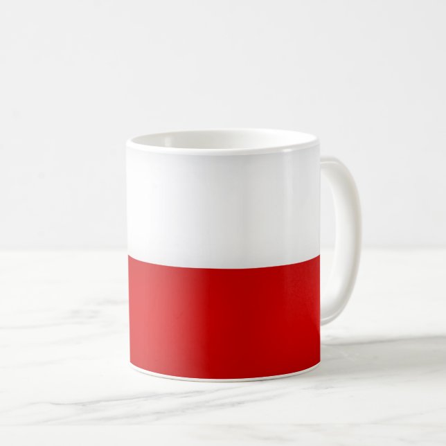 Mug Drapeau polonais cool (Devant droit)