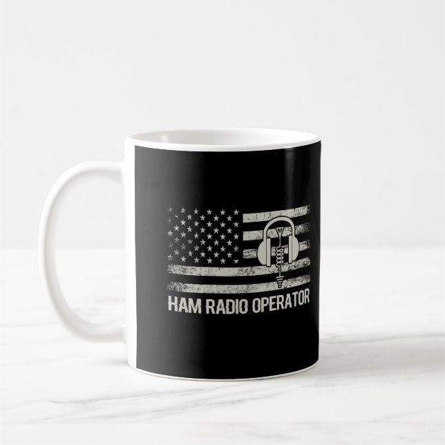 Mug Drapeau radio de jambon amateur (Gauche)