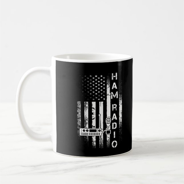 Mug Drapeau radio de jambon amateur (Gauche)