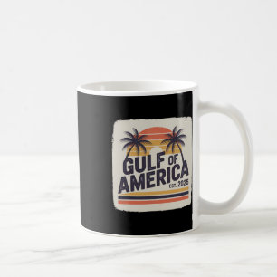 Mug Drapeau Retro Golfe D'Usa Amérique Est 2025 Golfe 