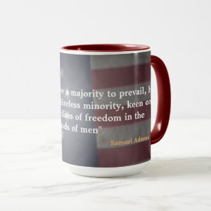 Mug Drapeau Russe Américain Avec Citation De Samuel A