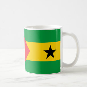 Mug Drapeau São Tomé et Príncipe Drapeau Céramique Caf
