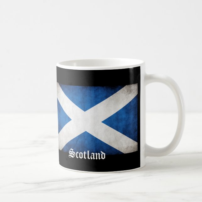 Mug Drapeau Scotland Grunge (Droite)
