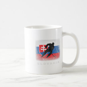 Mug Drapeau slovaque de hockey sur glace