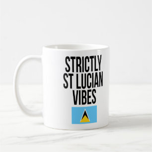 Mug Drapeau Strictement Sainte-Lucie Vibes Sainte-Luci