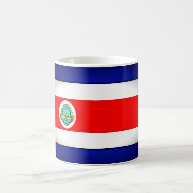 Mug Drapeau stylisé du Costa Rica (Centre)