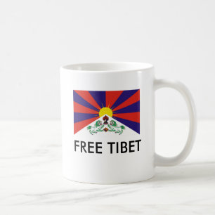 Mug Drapeau tibétain, THIBET LIBRE