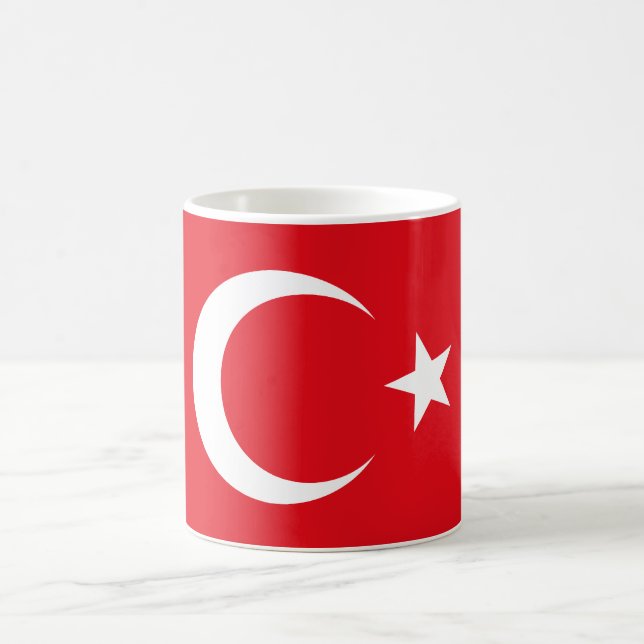 Mug Drapeau turc Musique (Centre)
