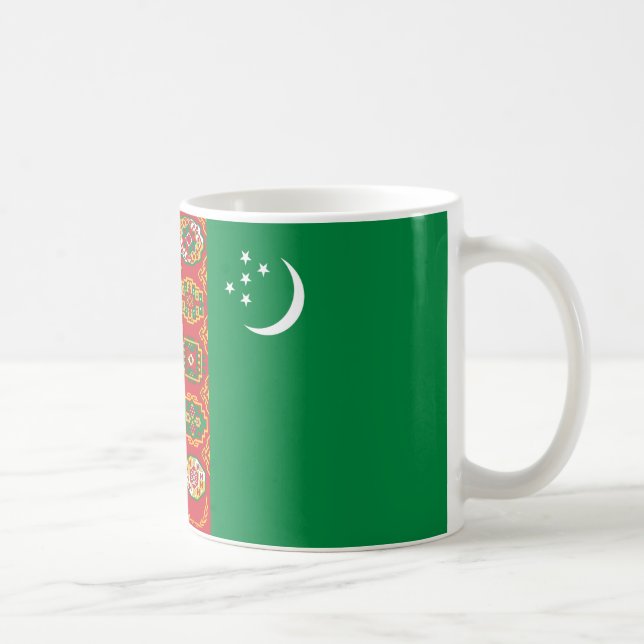 Mug Drapeau turkmène en céramique Musique (Droite)