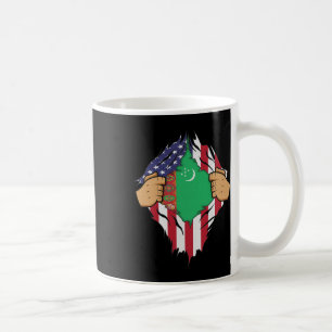 Mug Drapeau Turkmène Turkménistan Hommes Femmes Enfant
