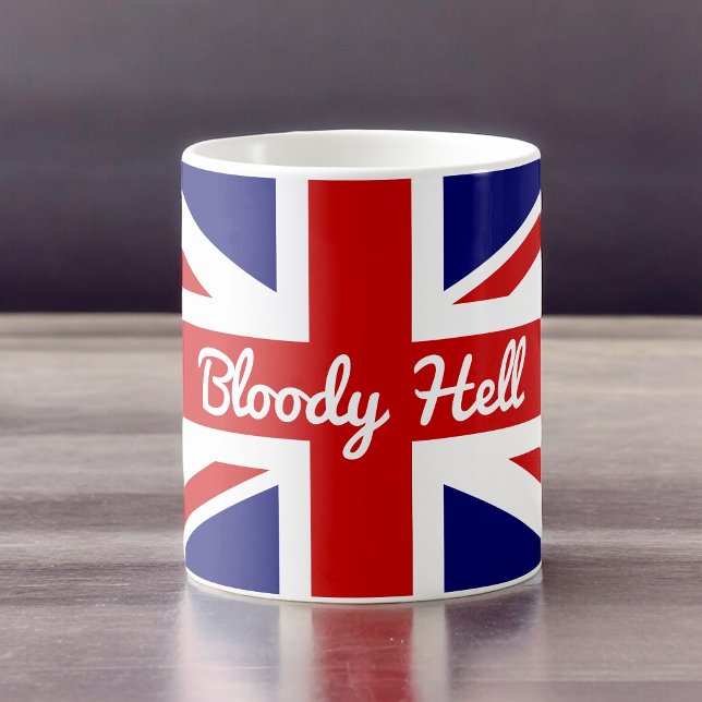 Mug Drapeau Union Jack avec citation amusante (Créateur téléchargé)