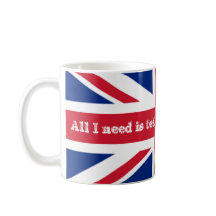 Drapeau Union Jack de thé du besoin de