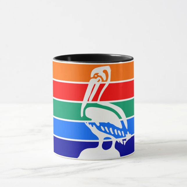 Mug Drapeau urbain de Saint-Pétersbourg (Floride) (Centre)