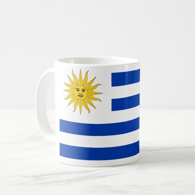 Mug Drapeau uruguayen (Devant gauche)