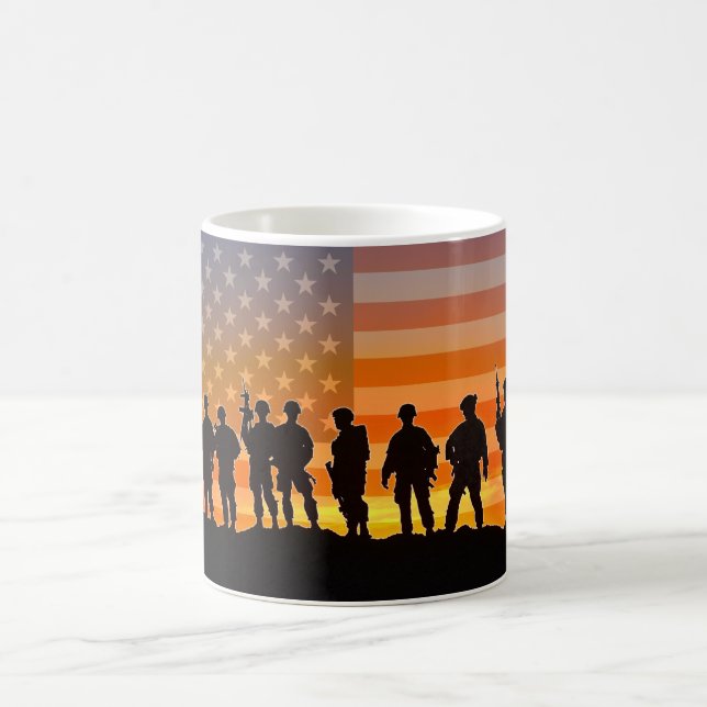 MUG DRAPEAU US COMBAT SQUAD (Centre)